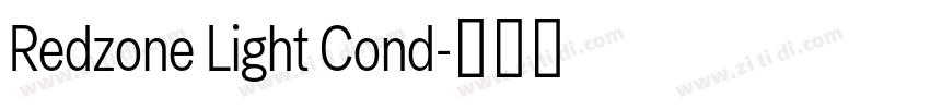 Redzone Light Cond字体转换 Redzone Light Cond字体转换